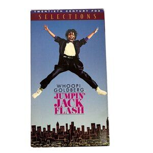 Jumpin’ Jack Flash VHS 1986 Whoopi Goldberg Comedy Directed By Penny Marshall R